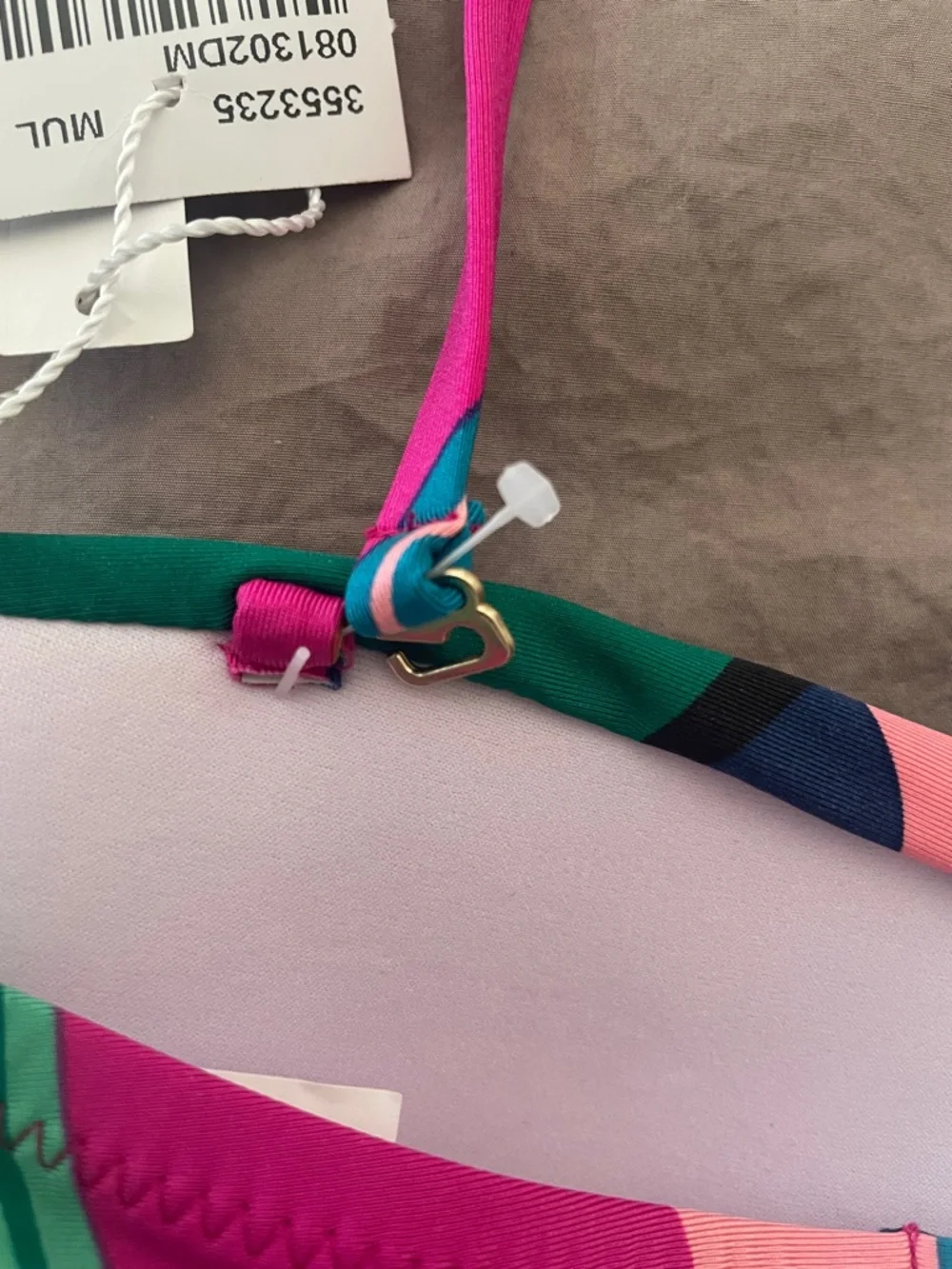 Trina Turk Rainforest Twist Bandeau Bikini Top | Size 4 | NEW | Removable straps - Picture 7 of 10